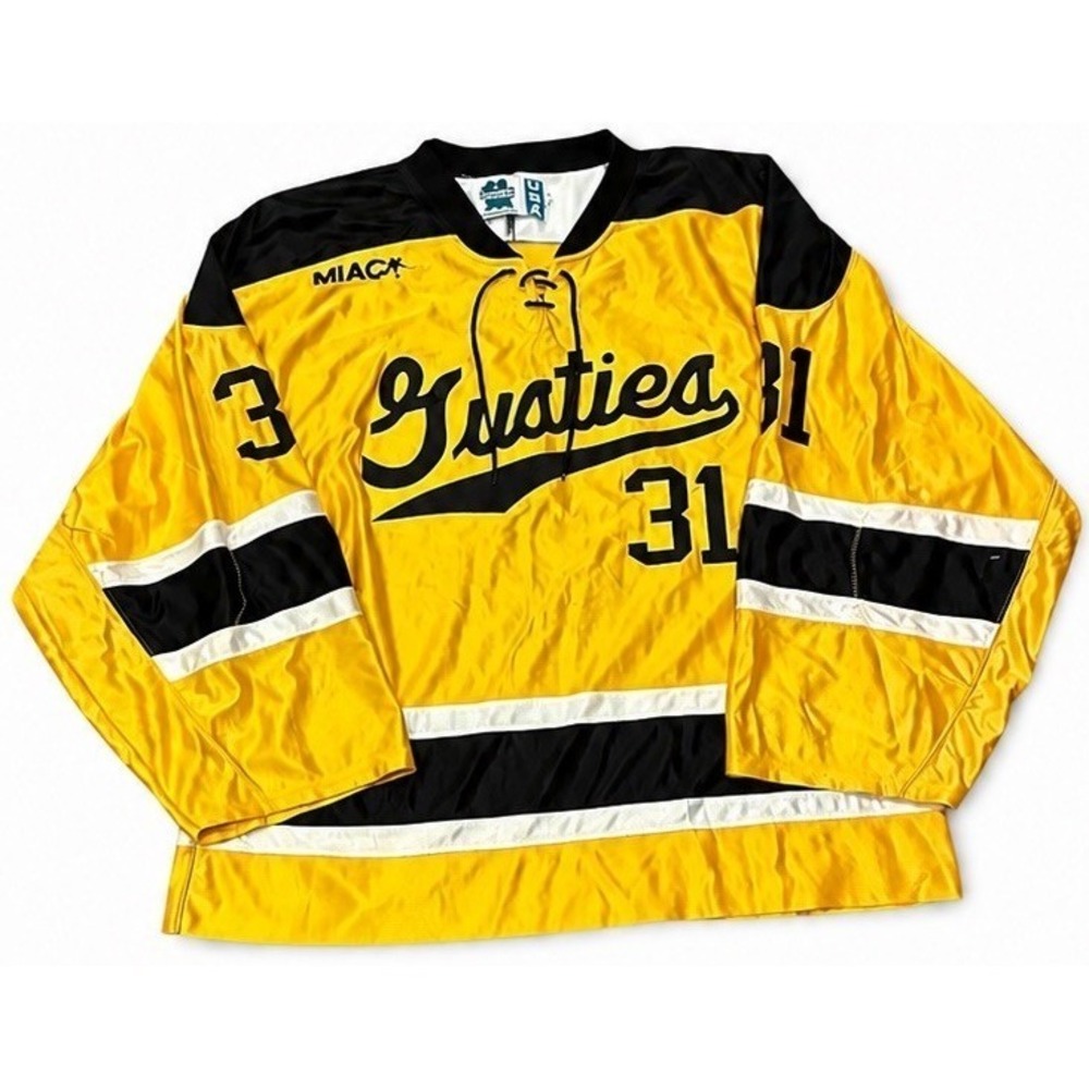 Vintage Gemini USA Gusties #31 Hockey Jersey Size 52 Lace Up Gustavus College